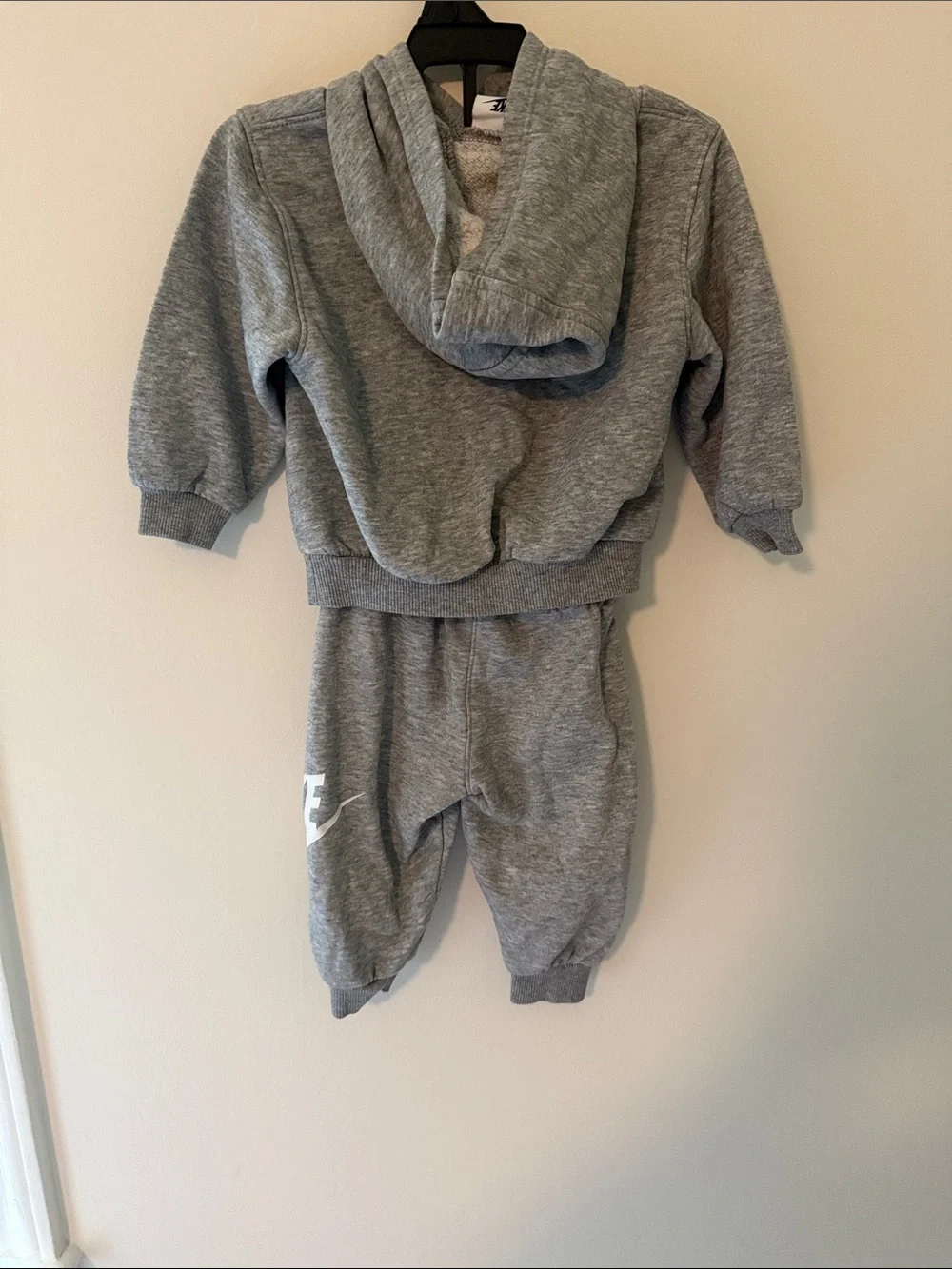 Nike Kids Gray Heather Sweatshirt & Joggers Set